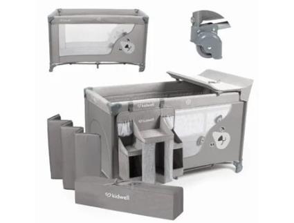 Cama de viagem com acessórios KIDWELL Blissy Gray