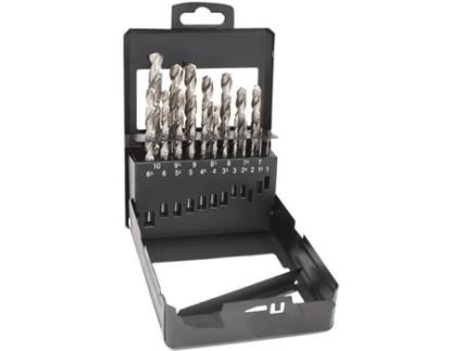 Brocas Hss Nº 2 RISS Caixa com 19 Brocas de 1 a 10Mm