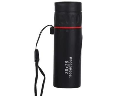 Telescópio Monocular de Alta Definição 30X25 Mini Escopo Militar Portátil À Prova D'Água Zoom 10X para Caça em Viagens FHI