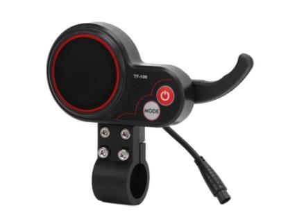 HILILAND Tf-100 Display Instrumento de Comunicação de 6 Pinos com 48V Tf-100 Display para Controlador de Scooter Elétrico