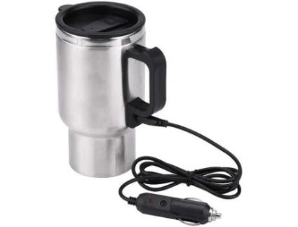 Chaleira Do Carro Do Copo de Aquecimento Do Carro Copo de Aquecimento Bonde de Aço Inoxidável para a Água 450Ml 12V CHOUMICHA SAVEURS FRANCE AGRO