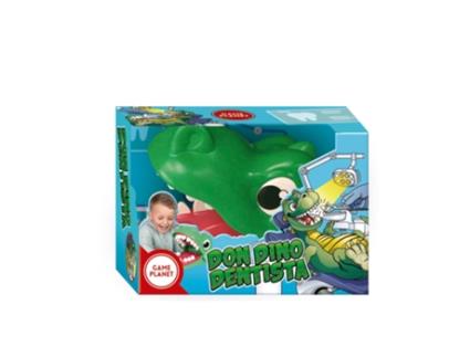 Jogo de tabuleiro Don Dino Dentista Divirta-se cuidando dos dentes dos dinossauros GAME PLANET