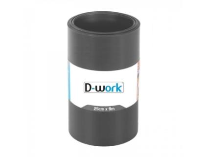 Borda de Jardim Flexível D-WORK Modelo D-WORK Altura 25Cm Comprimento 9 Metros Pvc e Anti Uv
