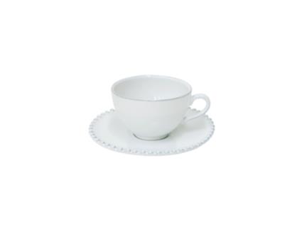 Conjunto de Chá COSTA NOVA Pearl Branco 25cl