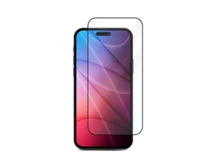 Película de Ecrã para iPhone 14 Pro Max ESTUFF Vidro Temperado Preto