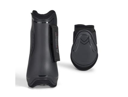 Conjunto de Polainas Dianteiras Abertas para Cavalos com Protectores de Tendões e Boletos HORZE Armour Airflow