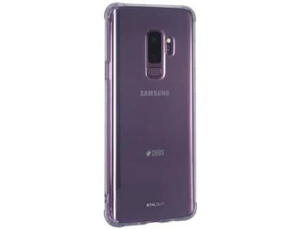 Capa para Samsung Galaxy S9+ STILGUT Pele Sintética Transparente