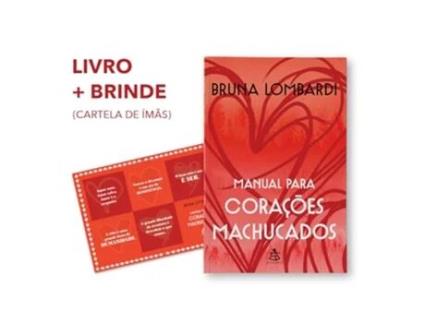 Livro Manual Para Coracoes Machucados Com Sextante de Bruna Lombardi (Português)