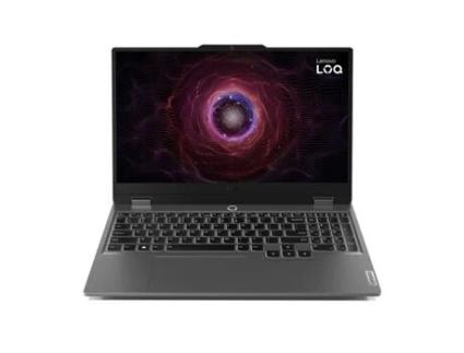 Laptop LENOVO 83JC0082PB (Cinzento - 16 GB RAM - 1 TB SSD - 15,6' - Tomada EU - Qwerty US - AMD Ryzen 7 - Nvidia Geforce RTX 4070)