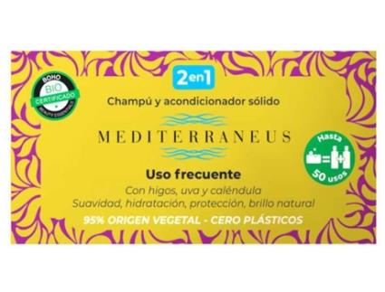 Champô e Acondicionador Sólido Uso Frequente 50 g MEDITERRANEUS