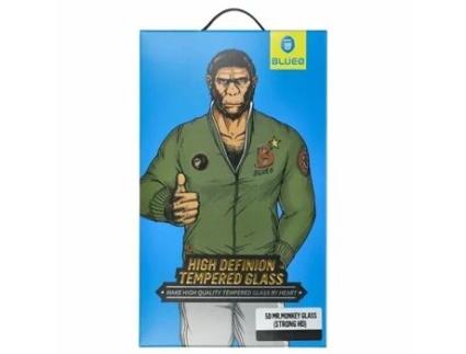 Película de Ecrã Temperado Mr Monkey para iPhone 14 Pro Max BLUEO Preto