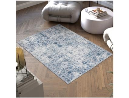 Tapete TECTAKE Amara Curto Azul