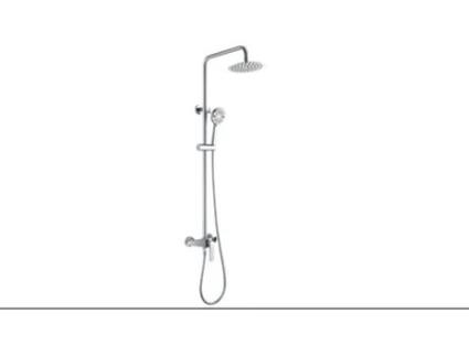Conjunto de Coluna de Duche Monocomando com Barra Extensível em Cromado MICE COLLECTION