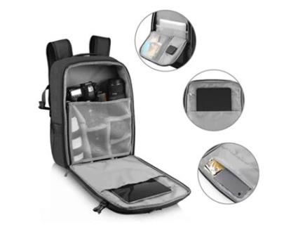 Mochila YUYSAN 12Wbolsa de Fotografia Solar Mochila Bolsa para Laptop Pu5018B