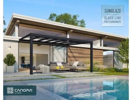 Pérgola CANOPIA BY PALRAM Stockholm (Cinzento - 340X515 cm)