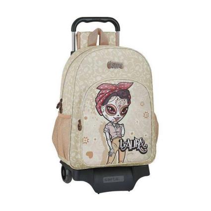 Mochila Escolar com Rodas 905  Laura