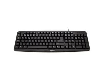 Teclado  CK-BASIC-105T QWERTY USB Preto