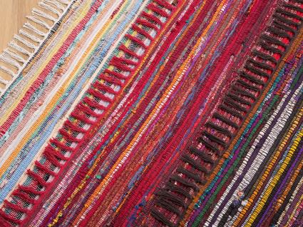 Tapete de algodão 80 x 150 cm multicolor escuro DANCA