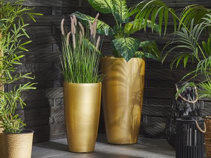 Vaso para plantas ? 32 cm dourado TSERIA