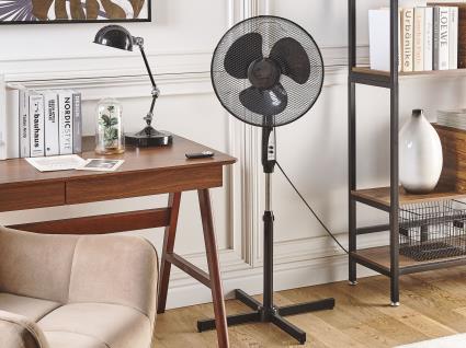 Ventoinha de pé preta SPAY