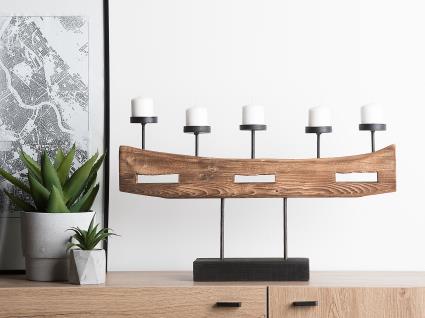 Candelabro decorativo de madeira GUATEMALA