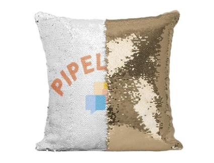 Almofada com Capa de Lantejoulas Pipeta de Lantejoulas Douradas Humor Piada Namorada FABULOUS