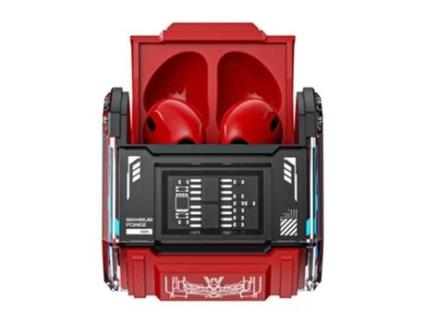 Auscultadores Tws Tf Sem TRANSFORMER Bluetooth Vermelho