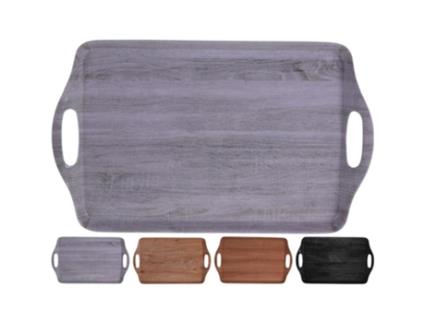 Bandeja melamina 45x30cm maderas surtida