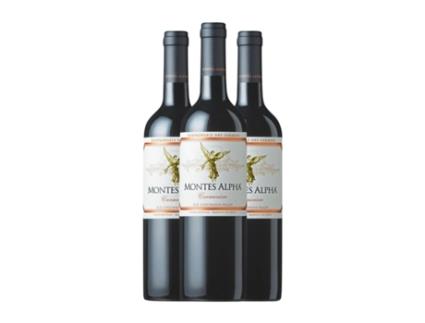 Vinho MONTES Alpha Valle Central (0.75 L - 3 Unidades)