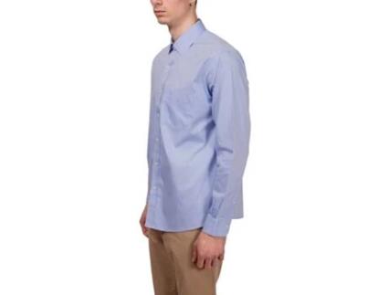 T-Shirt de Homem BROOKS BROTHERS Mens Regular Non Iron Algodão Azul (numeric15)