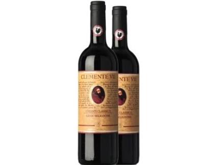 Vinho CASTELLI DEL GREVEPESA Gran Selezione Clemente VII Sangiovese Chianti Classico (0.75 L - 2 Unidades)