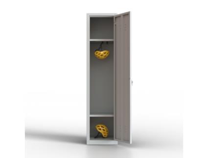 Cacifo Metálico com 1 Porta Cacifo para a Sua Oficina Ou Escritório Cacifo Metálico com Fechadura Cinzento TWINTHINK