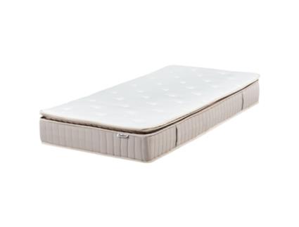 Colchão de solteiro com capa removível BELIANI Daydream de Poliéster Branco 90x200x25