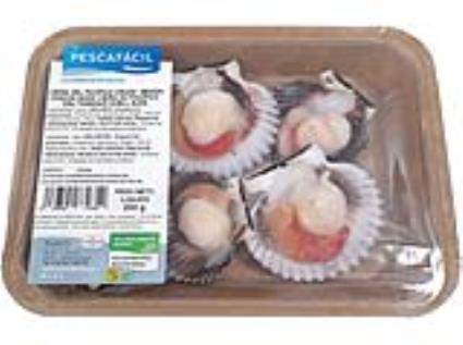 Vieiras Do Pacífico Frescas 200g