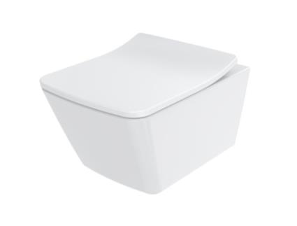 Assento de Sanita TOTO Sp Design Angular Amovível com Mecanismo de Fecho Suave Dobradiças em Aço Inoxidável Tc512G
