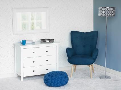 Candeeiro de pé em metal cromado e cristal de acrílico TENNA