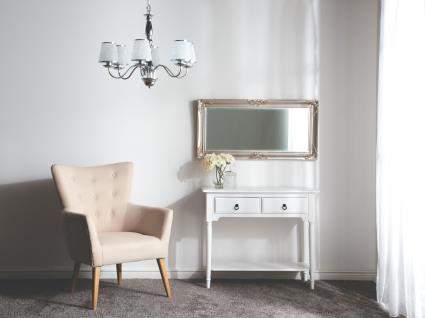 Lustre em metal cromado para 6 lampadas BRADANO