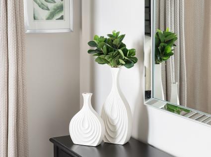 Vaso decorativo 39 cm branco THAPSUS