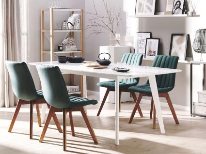 Conjunto de 2 cadeiras de jantar verdes CALGARY