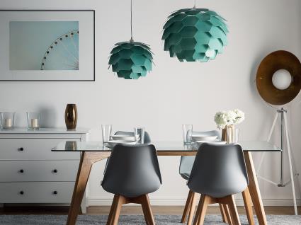 Candeeiro de teto pequeno verde SEGRE