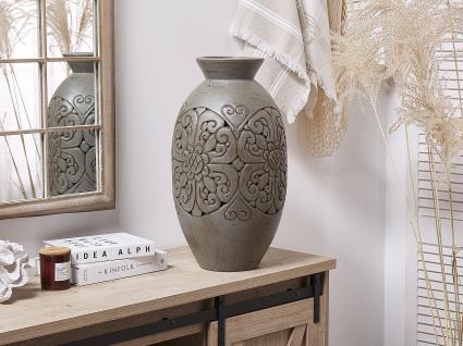 Vaso decorativo cinzento ELEUSIS