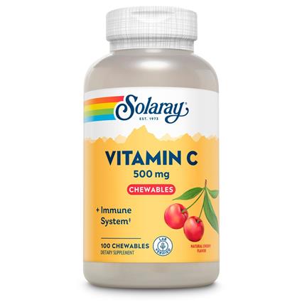 VITAMINA C  500 mg 100 comprimidos masticables cereza