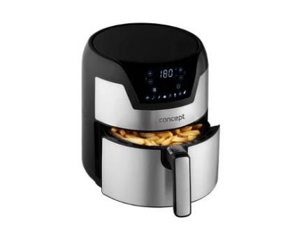 Fr3500 Fritadeiras Individual 3 5 L Independente 1500 W Frigideira a Ar Quente Preto Metálico CONCEPT