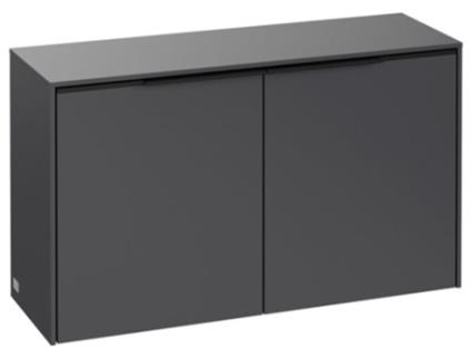 Subway 3.0 Sideboard 2 Portas C60000 Cor: Frente/Corpo: Grafite Cabo: Preto Vulcão VILLEROY & BOCH