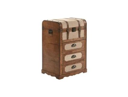 Cómoda HOME ESPRIT Castanho Bege Alpino 45 x 35 x 71,5 cm