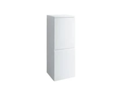 LAUFEN Pro a Halbhochschrank 1 Tür Scharnier Links 2 Glasfachböden 1000X350X335 Cor: Neve Fosco Branco