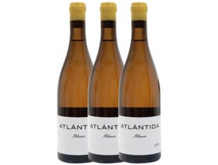 Vinos del Atlántico Atlantida Blanco Vijariego Branco Vino de la Tierra de Cádiz Crianza 75 cl (Caixa de 3 unidades)