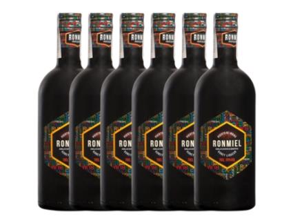 Rum Puerto de Indias Miel 70 cl (Caixa de 6 unidades)