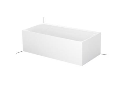 BETTE Lux Iv Silhouette Side 170X85Cm Banheira Instalação no Canto Esquerdo 3460Cervs Cor: Branco