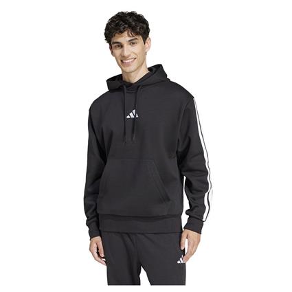 Adidas Moletom Com Capuz Essentials 3 Stripes Fleece